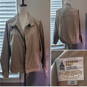 London Fog Tan Utility Jacket